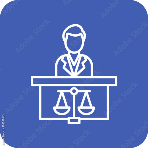 Prosecutor Male Icon