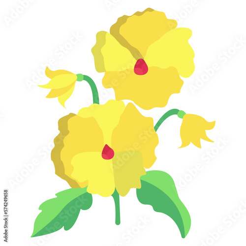 pansy flower icon