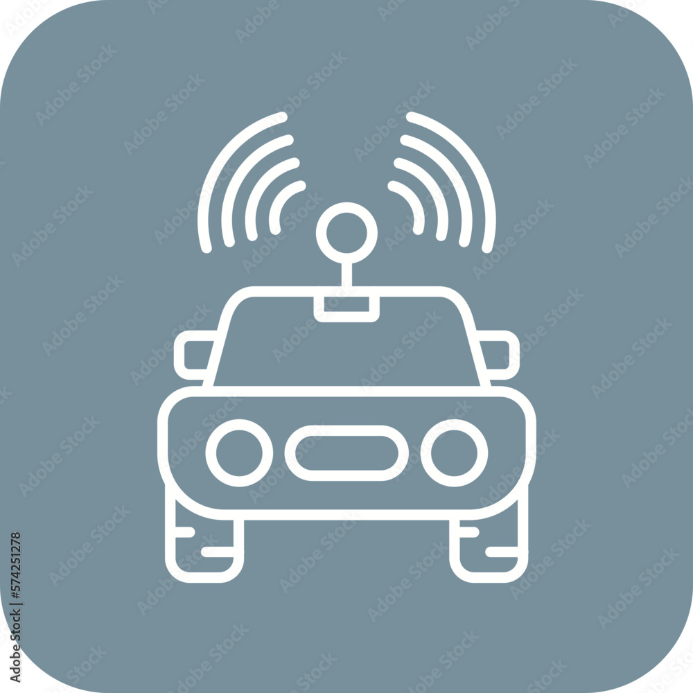 Autonomous Vehicle Icon Autonomous Vehicle Icon