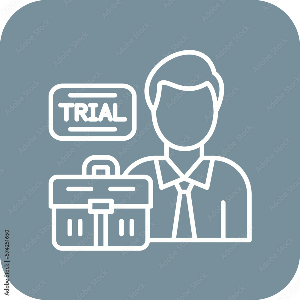 Job Trial Icon Job Trial Icon