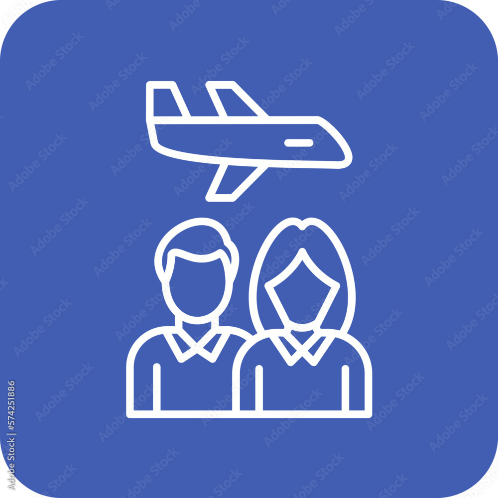 Traveler Couple Icon