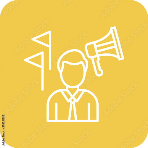 Tour Guide Male Icon