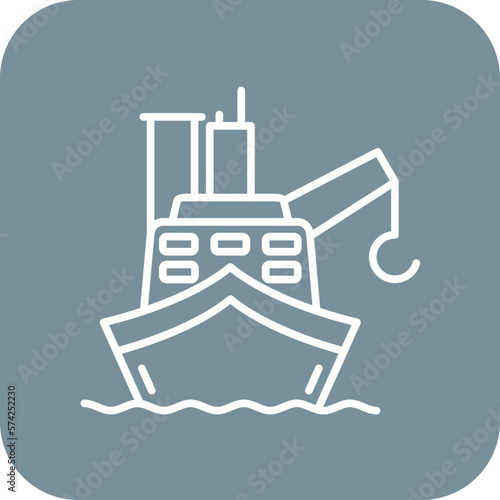 Cargo Barge Icon