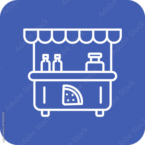 Pizza Stall Icon