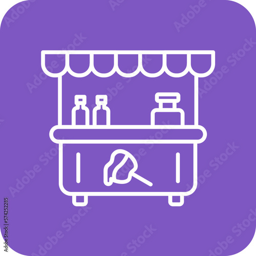Toffee Apple Stall Icon
