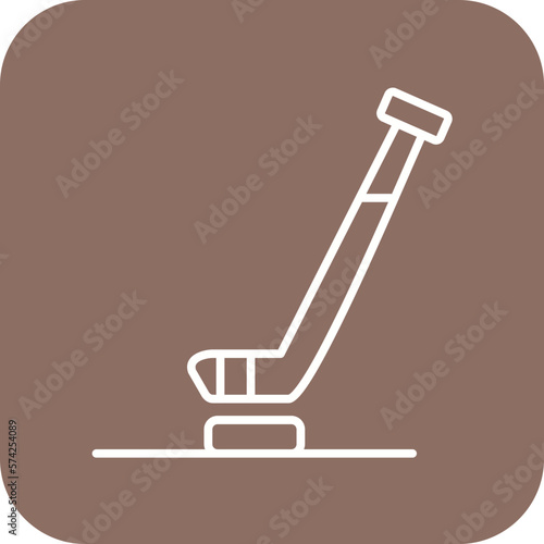 Stick and Puck Icon