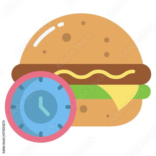 Burger time icon