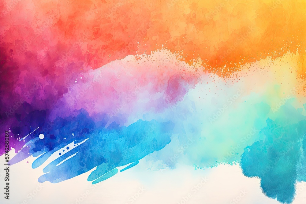 abstract watercolor background , ai generated