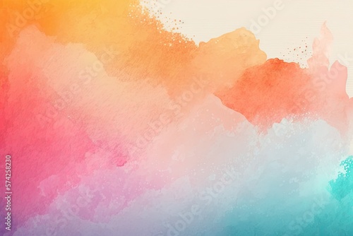 abstract watercolor background, ai generated