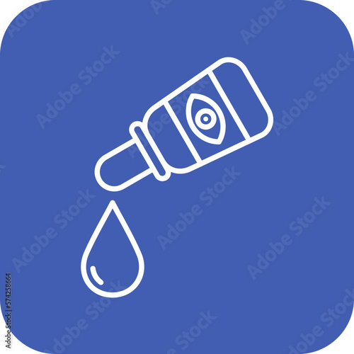 Medical Eye Drops Icon