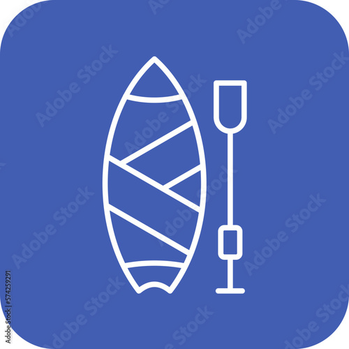 Paddleboarding Icon