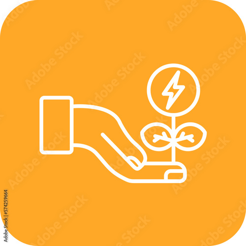 Reduce Energy Consumption Icon