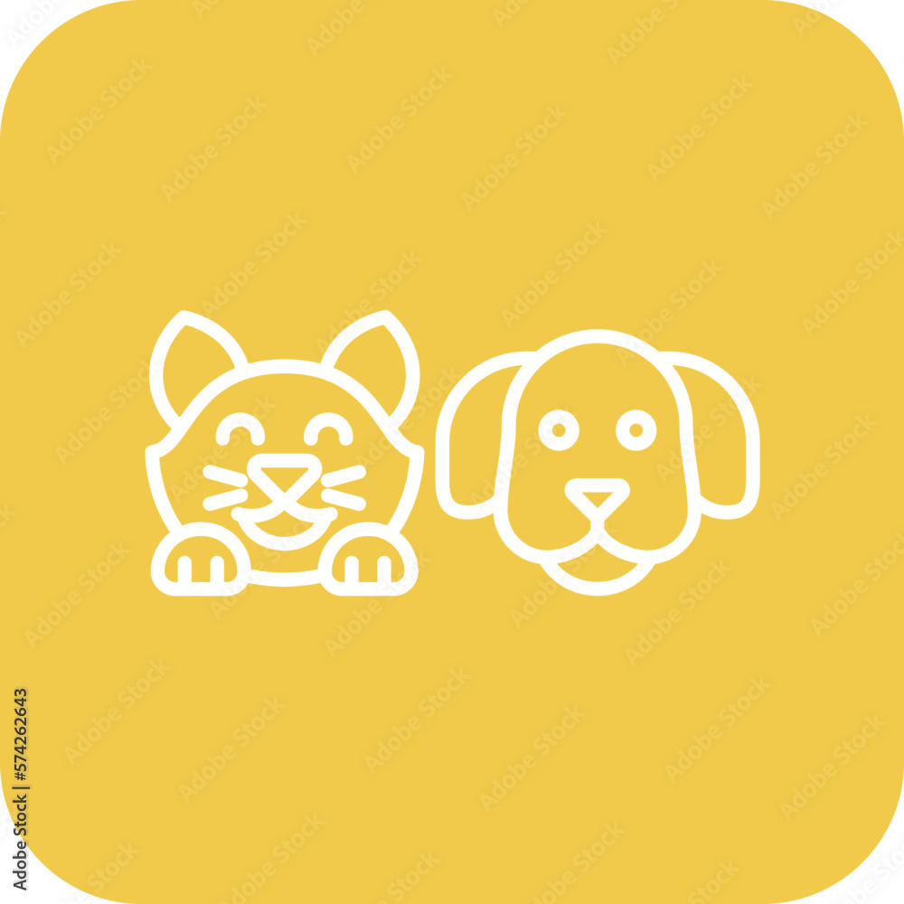 Fototapeta premium Pets Icon