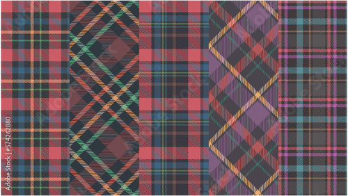 image of Tartan Seamless Pattern Background. concept style.