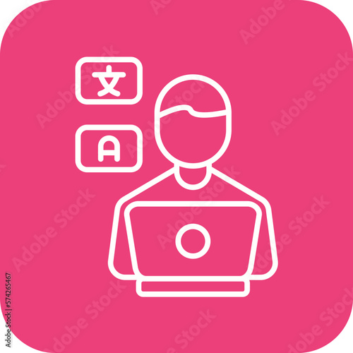 Freelance Translator Icon