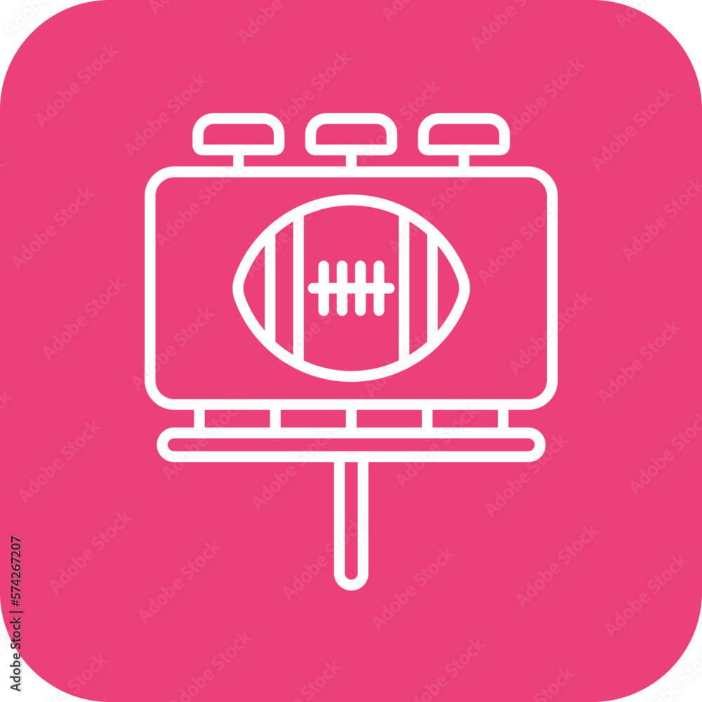 Super Bowl Ad Icon Super Bowl Ad Icon