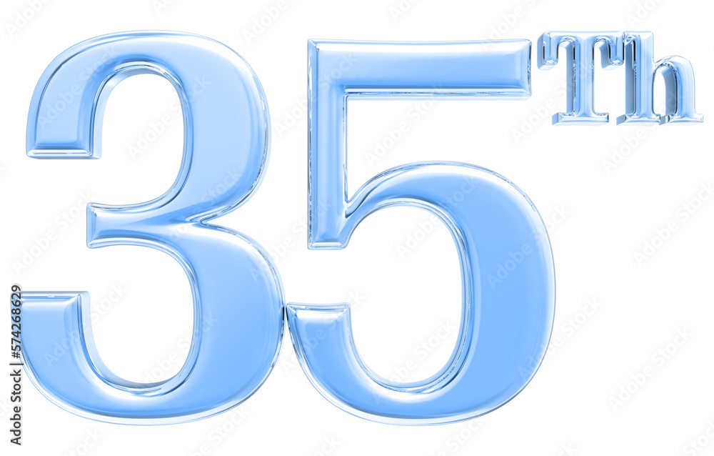 Happy Anniversary Number 3D Render Happy Anniversary Number 3D Render