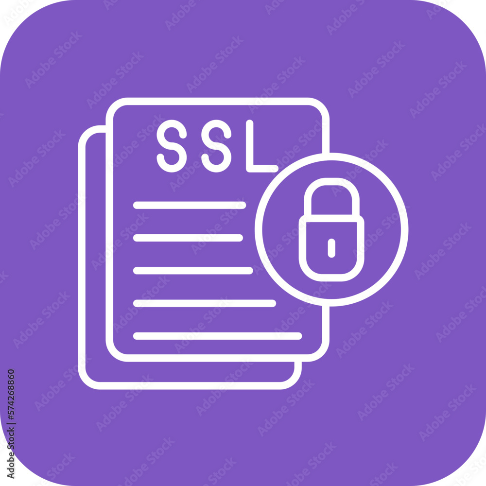 Security Certificate Icon Security Certificate Icon