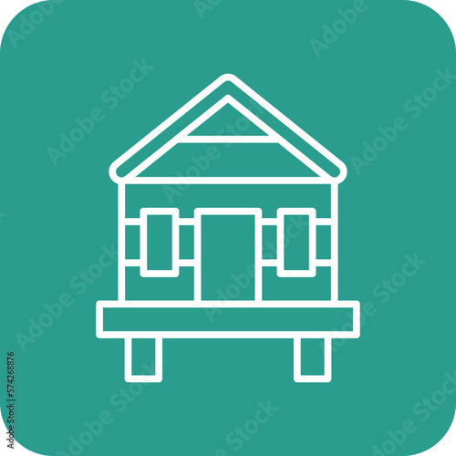 Wallpaper Mural Beach House Icon Torontodigital.ca