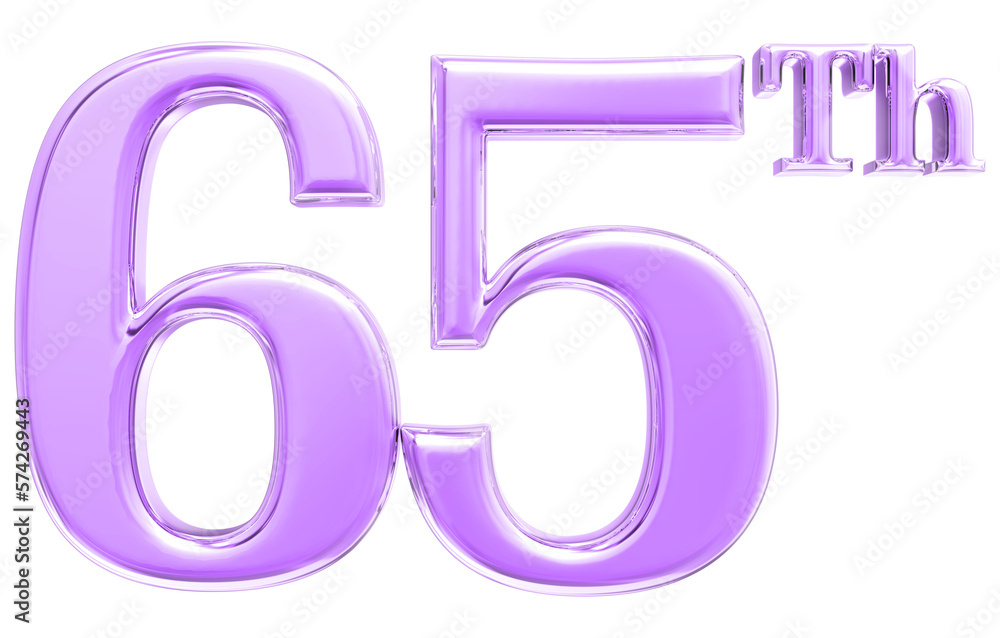 Happy Anniversary Number 3D Render Happy Anniversary Number 3D Render