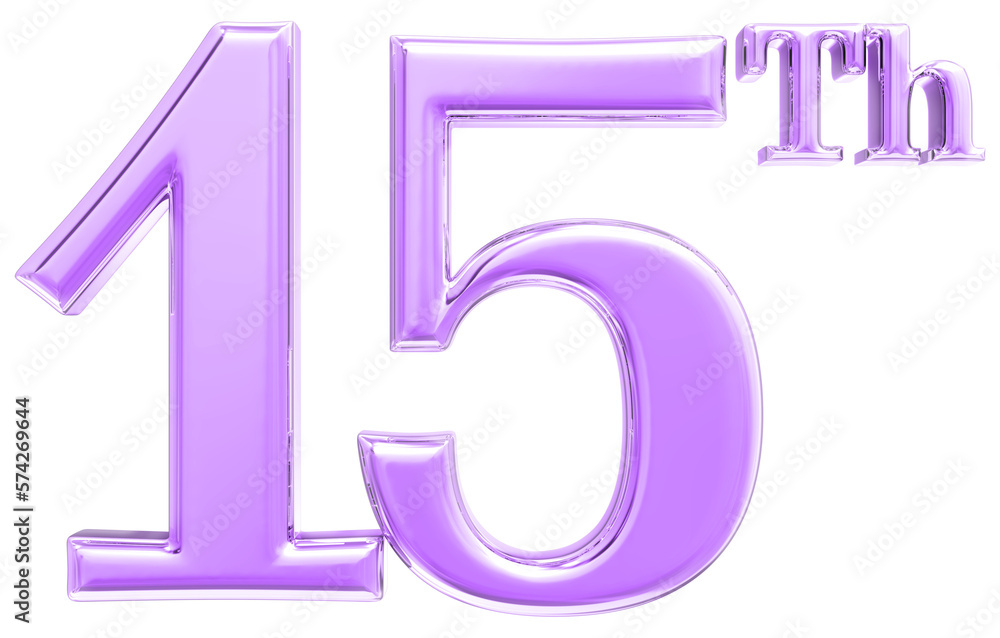Happy Anniversary Number 3D Render Happy Anniversary Number 3D Render