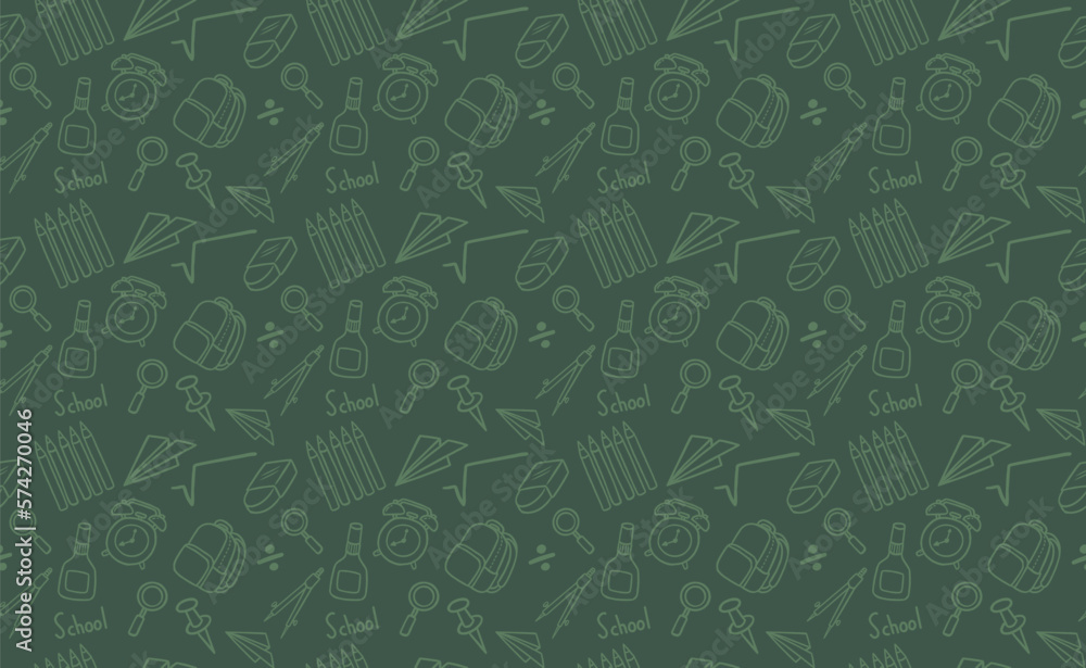 seamless pattern with school seamless pattern with school