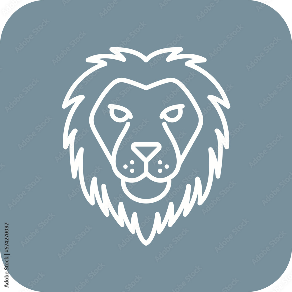 Obraz premium Lion Icon