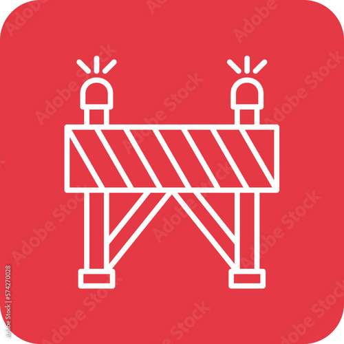 Road Barrier Icon