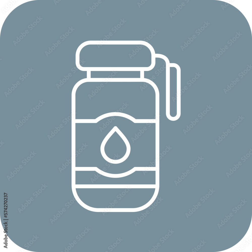 Water Canteen Icon Water Canteen Icon