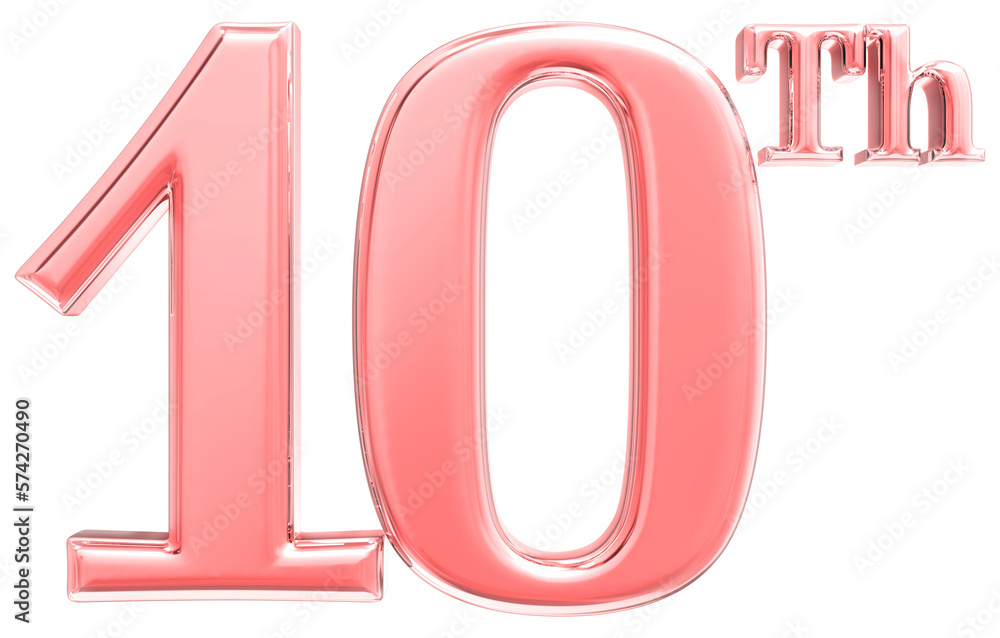 Happy Anniversary Number 3D Render Happy Anniversary Number 3D Render