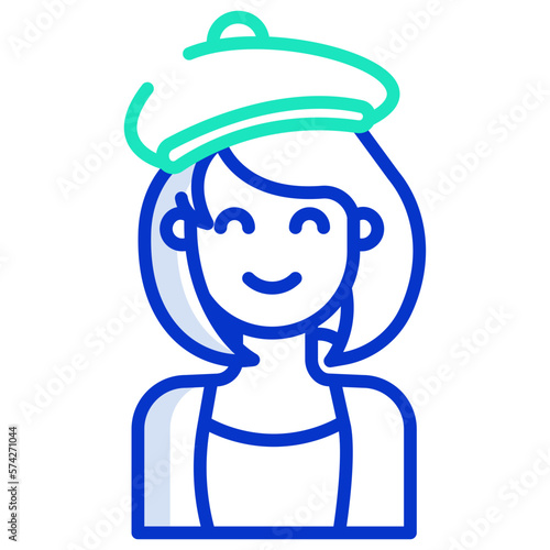 French female icon
