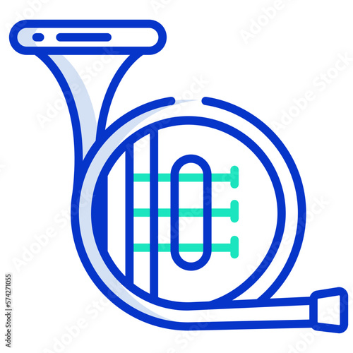 French horn icon