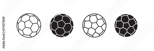 Football vector design. Vector icon design template illustration
