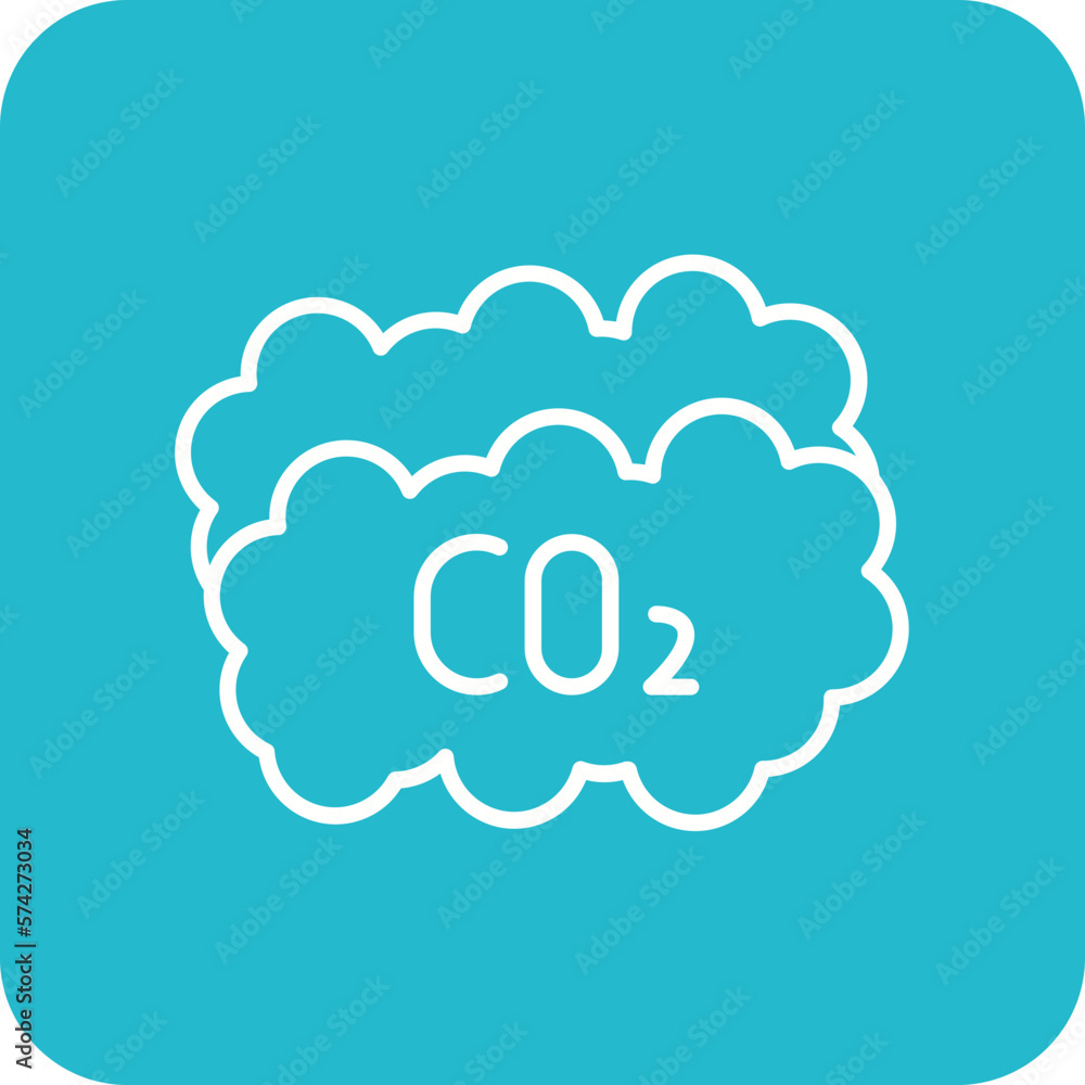 Carbon dioxide Icon Carbon dioxide Icon