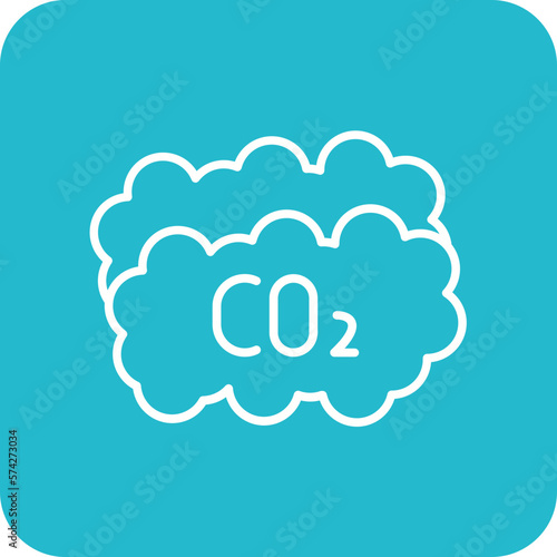 Carbon dioxide Icon