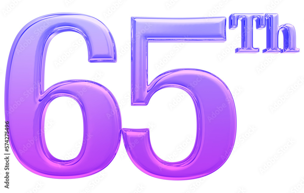 Happy Anniversary Number 3D Render Happy Anniversary Number 3D Render