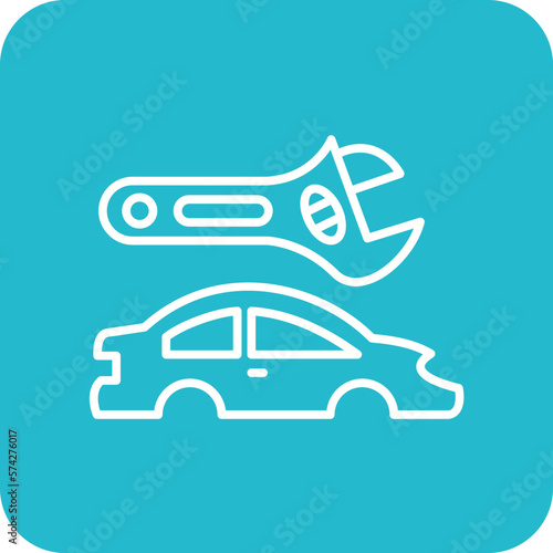 Car Body Repair Icon