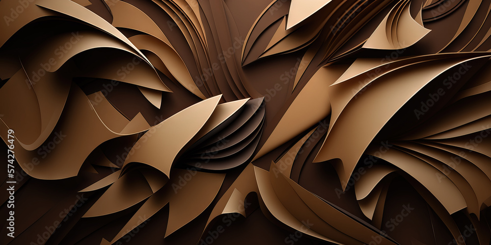 Brown abstract background. Generative AI Brown abstract background. Generative AI