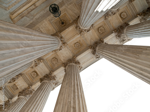 Upward view of the US Supre...