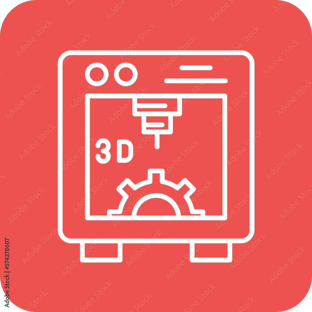 3d Printer Icon 3d Printer Icon