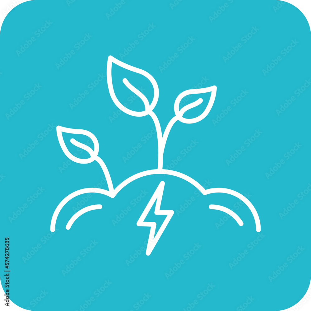 Fototapeta premium Green Energy Icon