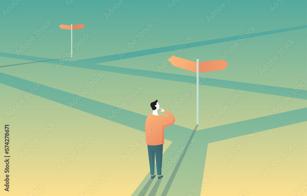 Correct decision abstract concept Correct decision abstract concept