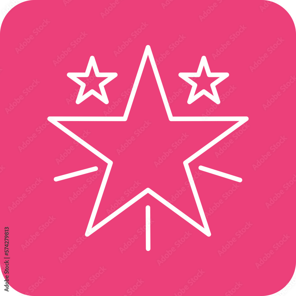Obraz premium Falling Star Icon
