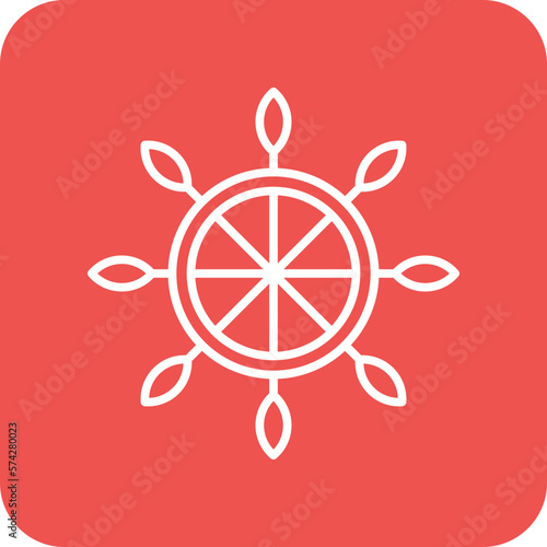 Ship Wheel Icon