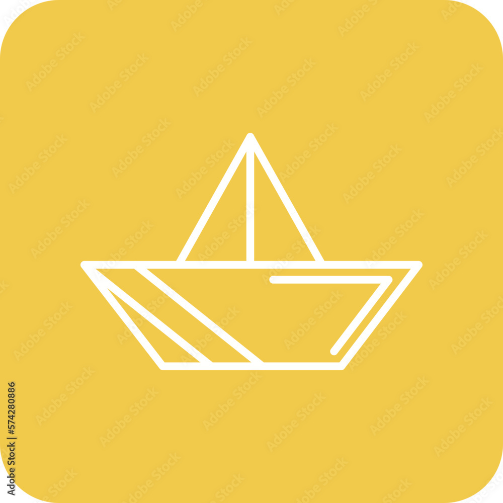 Paper Boat Icon Paper Boat Icon