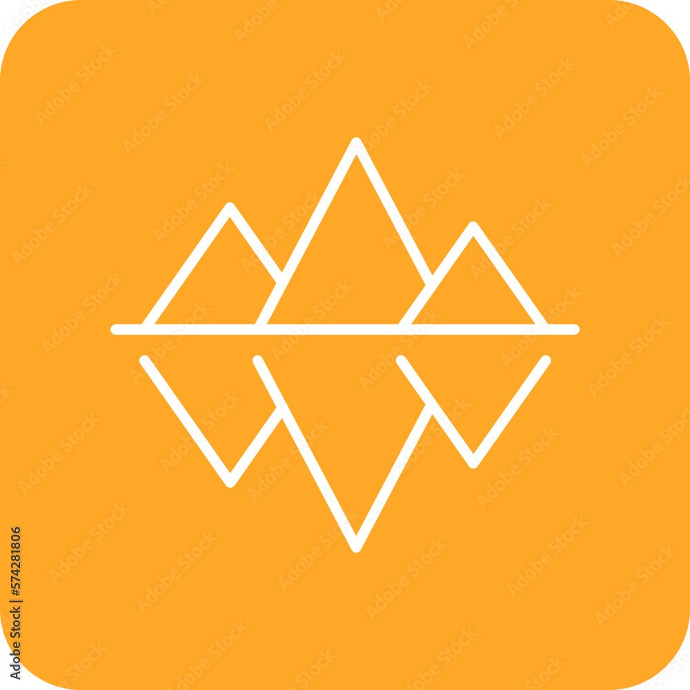 Fototapeta premium Glacier Icon