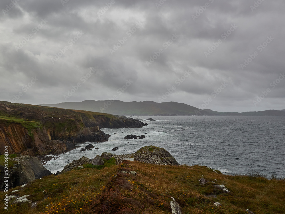popular and iconic road of the ring of Kerry popular and iconic road of the ring of Kerry