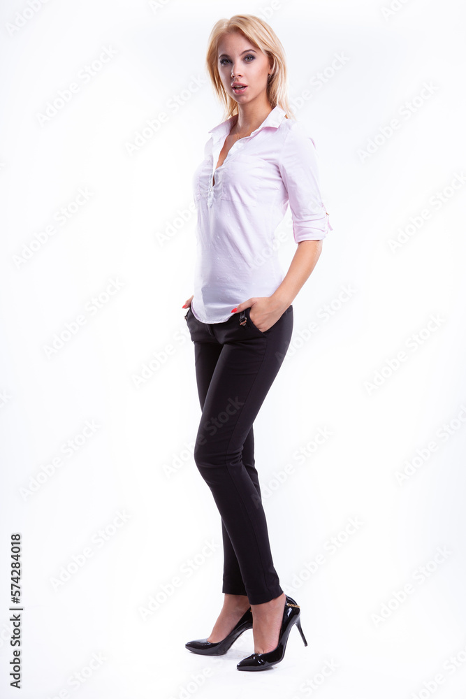 figure of a beauty young blonde woman figure of a beauty young blonde woman