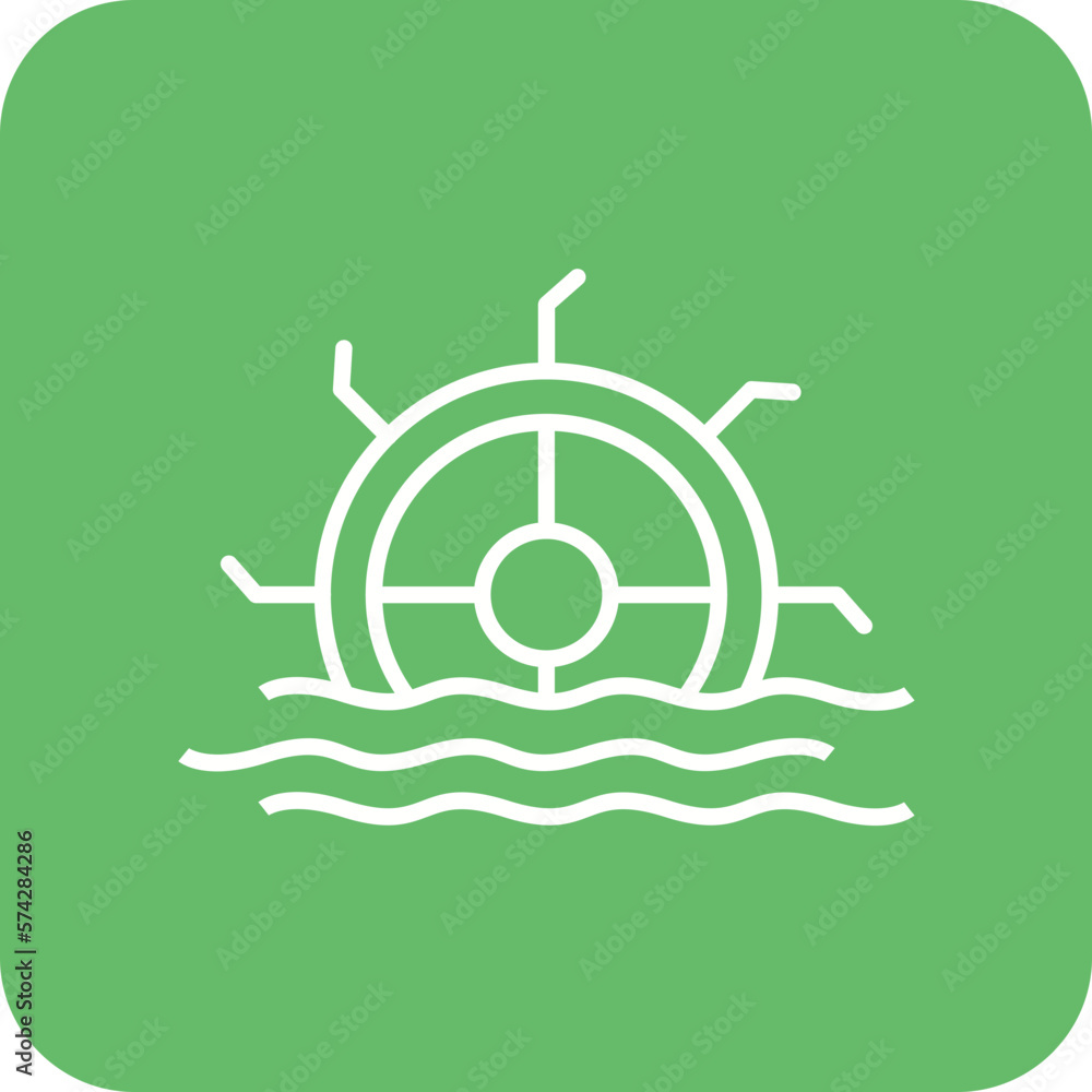 Water Mill Icon Water Mill Icon
