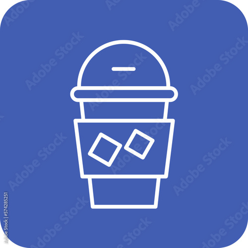 Cold Coffee Icon